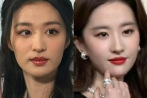 娱乐圈撞脸女星对比：刘亦菲王楚然命运大不同